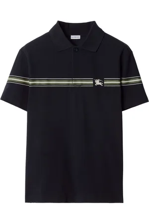 Burberry Playera tipo polo con rayas estampadas