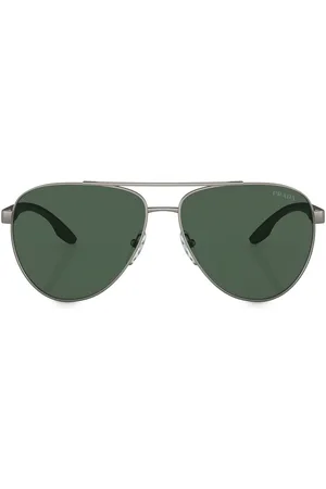 Prada Lentes de sol con logo estampado