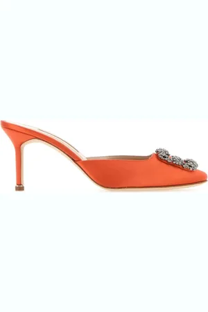 Manolo Blahnik Mules Hangisi con tacón de 70mm