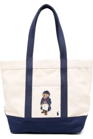 Ralph Lauren Tote con motivo Polo Bear