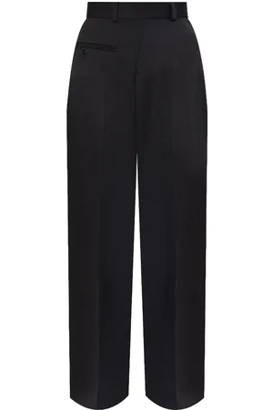 Maison Margiela Pantalones de vestir con costura del logo