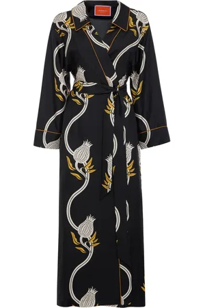 La DoubleJ Vestido midi con estampado gráfico