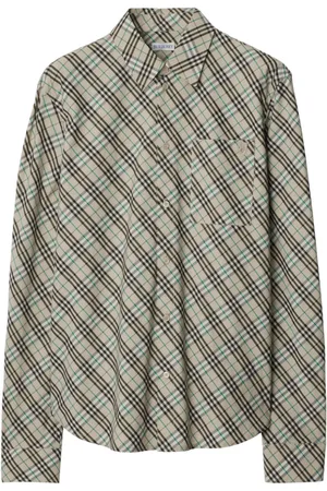 Burberry Camisa con motivo Check