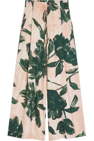 DRIES VAN NOTEN Pants con estampado floral