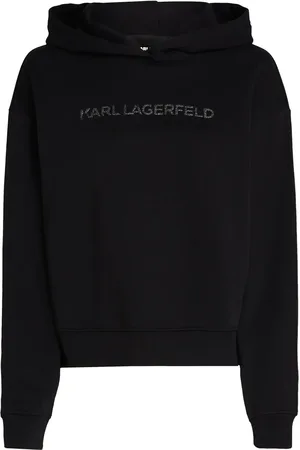 Karl Lagerfeld Hoodie con logo y glitter