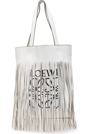 Loewe Tote Vertical Leather Logo Fringe 2010-2023