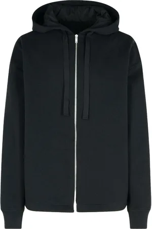 Jil Sander Hoodie con cordones y cierre