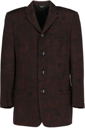 VERSACE Blazer con estrellas estampadas 1990