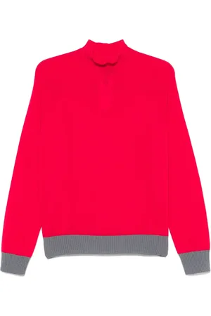 Emporio Armani Suéter con ribete en contraste