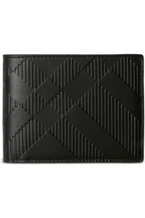 Burberry Cartera plegable con motivo de cuadros