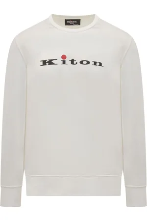 Kiton Sudadera con logo estampado