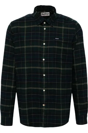 Barbour Camisa con cuadros estampados