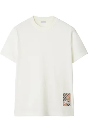 Burberry Playera con parche a cuadros