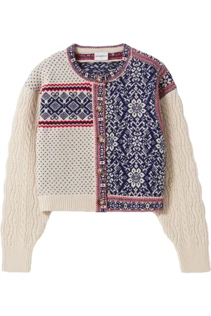 Claudie Pierlot Cárdigan tejido en intarsia