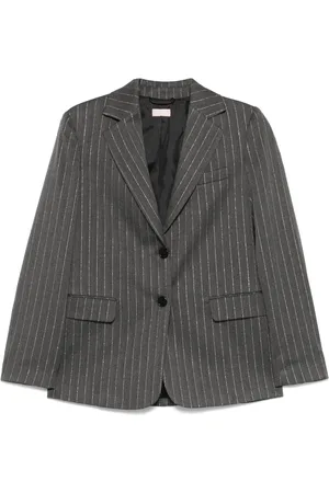 Liu Jo Blazer con rayas diplomáticas estampadas