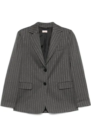 Liu Jo Blazer con rayas diplomáticas estampadas