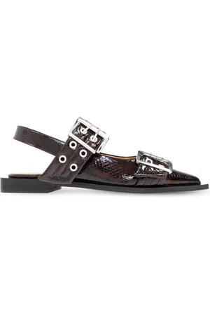 Ganni Flats con hebilla