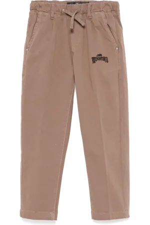 John Richmond Pantalones con logo bordado