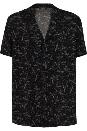 Balmain Camisa con logo estampado
