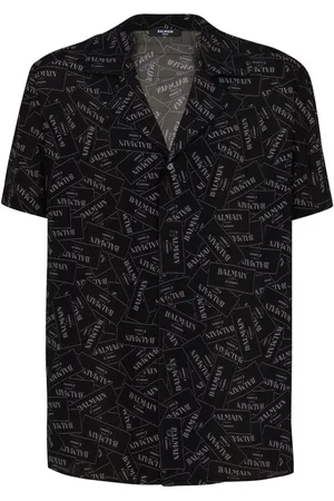 Balmain Camisa con logo estampado