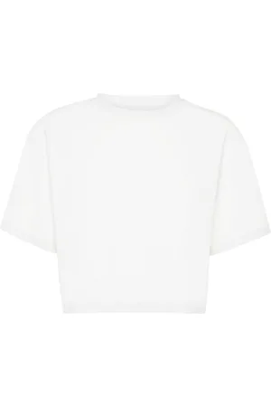 Philipp Plein Playera corta con cuello redondo