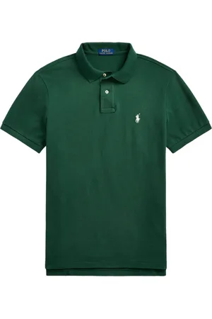 Ralph Lauren Playera tipo polo con logo bordado