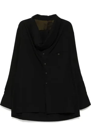 ZIGGY CHEN Camisa con mangas largas drapeadas