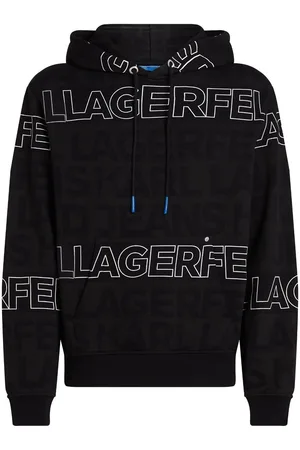 Karl Lagerfeld Hoodie con logo bordado