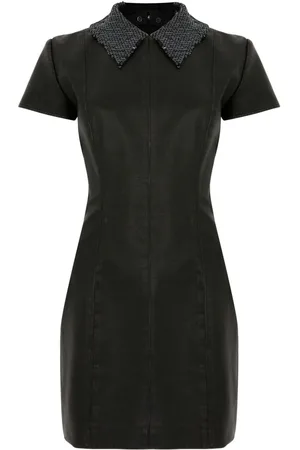 Msgm Vestido corto con detalles de strass
