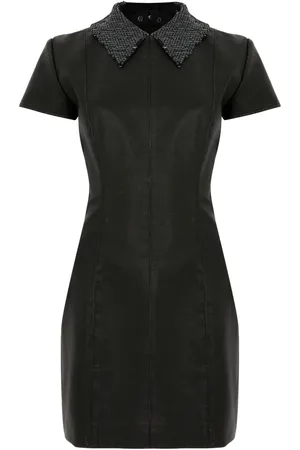 Msgm Vestido corto con detalles de strass