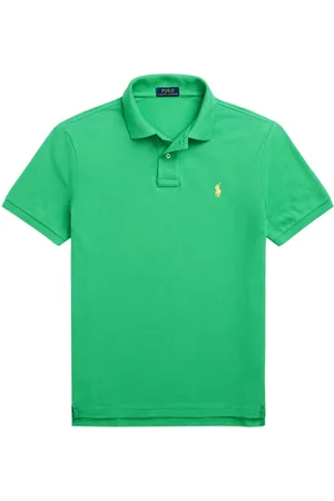 Ralph Lauren Playera tipo polo con logo bordado