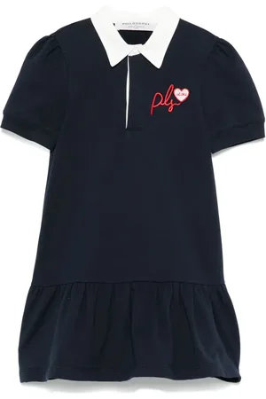 PHILOSOPHY DI LORENZO SERAFINI Vestido con logo bordado