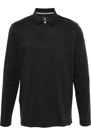 Boggi Milano Playera tipo polo de piqué de alto rendimiento