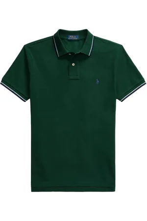 Ralph Lauren Playera tipo polo con logo bordado