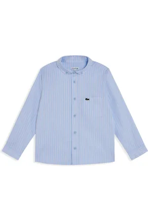 Lacoste Camisa Oxford con motivo de rayas