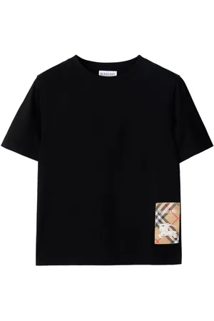 Burberry Playera con parche Vintage Check