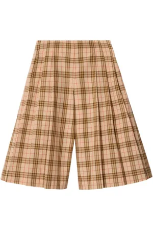 Burberry Culottes con cuadros estampados
