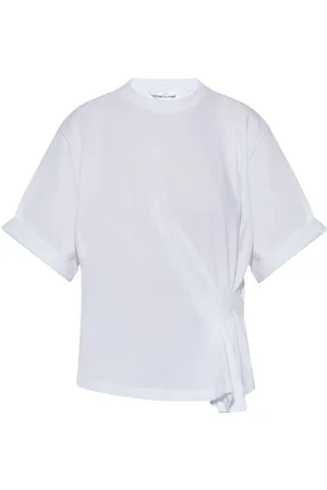 Victoria Beckham Playera con detalle fruncido