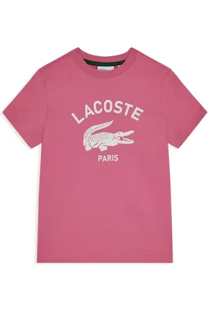 Lacoste Playera con logo estampado
