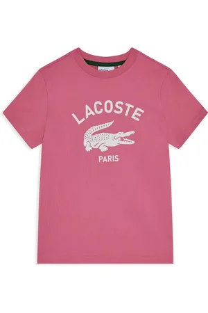 Lacoste Playera con logo estampado