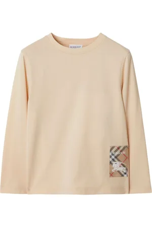 Burberry Playera con parche Vintage Check