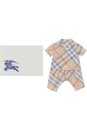 Burberry Set de pantalones con motivo de cuadros