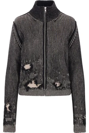 Maison Margiela Cárdigan con efecto envejecido