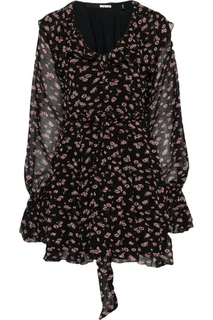 ROTATE Vestido corto con efecto arrugado