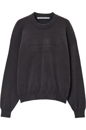 Alexander Wang Suéter con logo en relieve