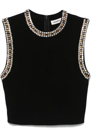 Sandro Top con detalles de cristal
