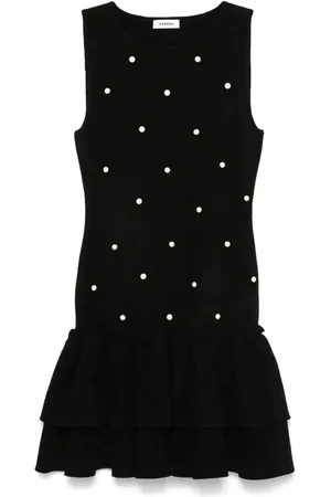 Sandro Vestido corto con detalle de mostacillas