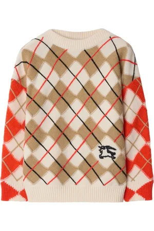 Burberry Suéter con motivo de rombos