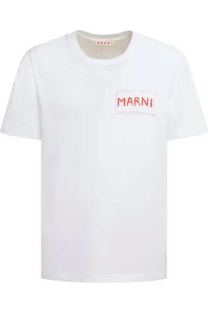Marni Playera con logo estampado