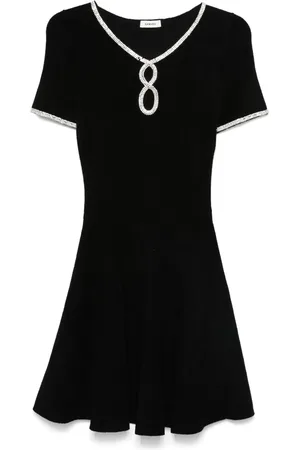 Sandro Vestido corto con detalles de cristal